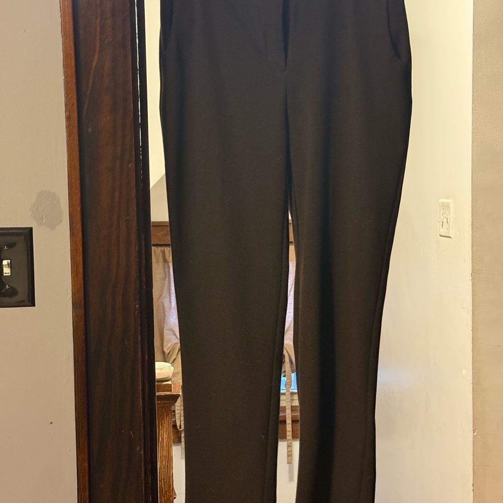 Rachel Zoe Black Tailored Straight-Leg Trousers